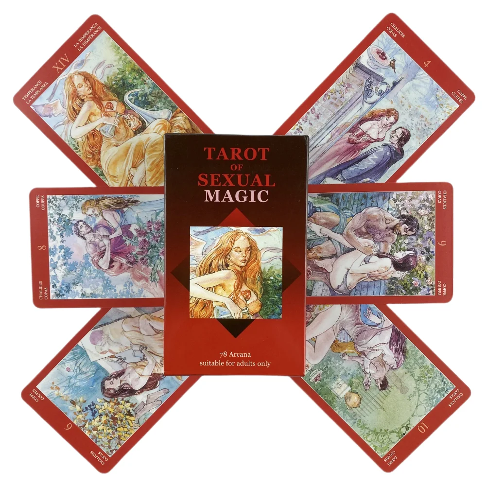 Tarot Of Sexual Magic Cards Deck Oracle English Visions Divination Edition Borad Playing Games