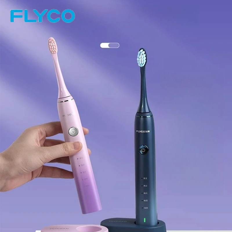 

Flyco FT7105 Sonic электрическая зубная щетка для взрослых, водонепроницаемая электрическая зубная щетка с индуктивной зарядкой и мягкой щетиной для мужчин и женщин