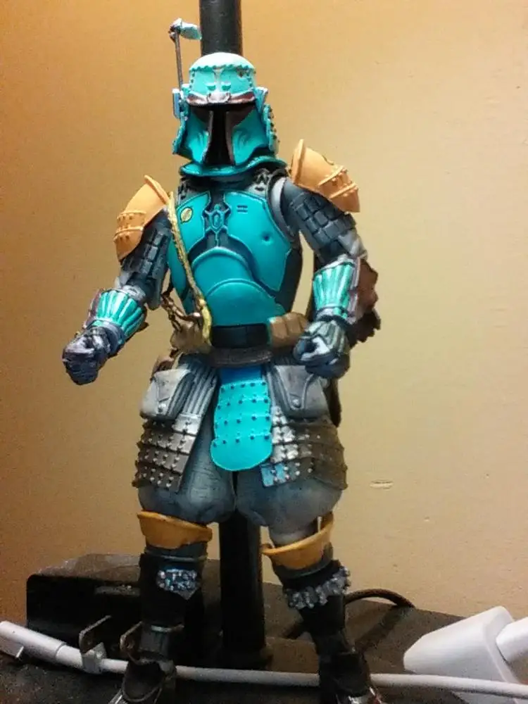 الحد بيع فيلم مانغا تحقيق حرب النجوم بوبا فيت دارث فيدر و سبايدرمان و رويال كورد ألعاب شخصيات الحركة 18 سنتيمتر