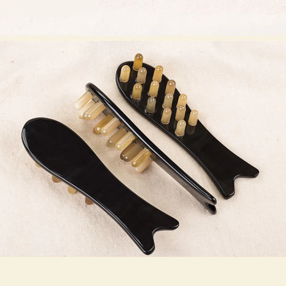 

Natural Horn Massage Comb Durable Anti Static Promotes Circulation Prevents Loss Scalp Smoothing Size Comb Hair