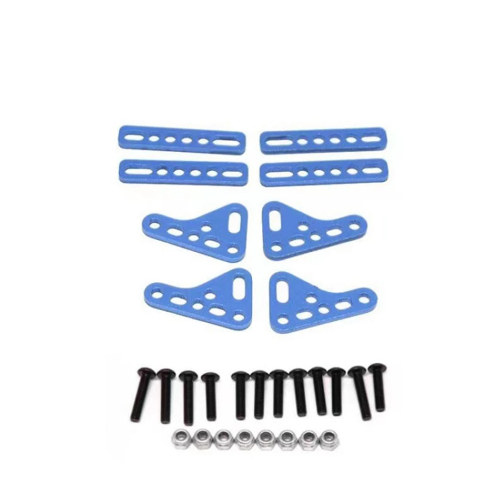 

For SCX10 TRX4 TRX6 1/8 1/10 Remote Control Climbing Car Metal Absorbers Bracket Damper Mount Stand,Blue