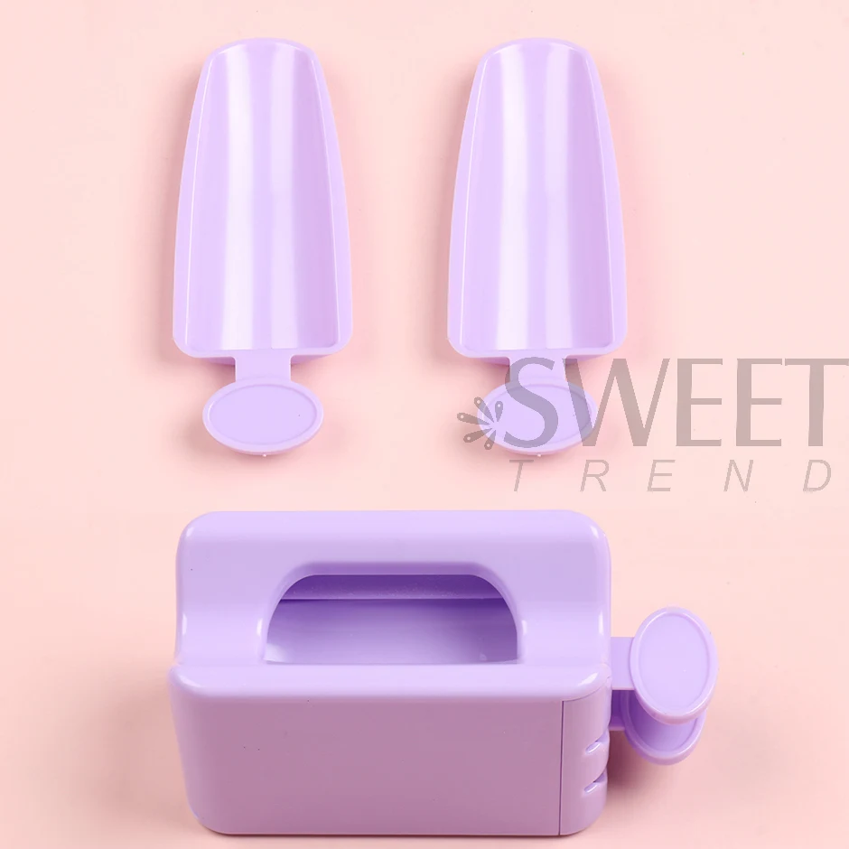 Doppelschicht Pulver Recycling Aufbewahrungsbox Nagel Maniküre Werkzeug Glitter Pailletten Sammlung Tragbarer Behälter DIY Zubehör Zubehör