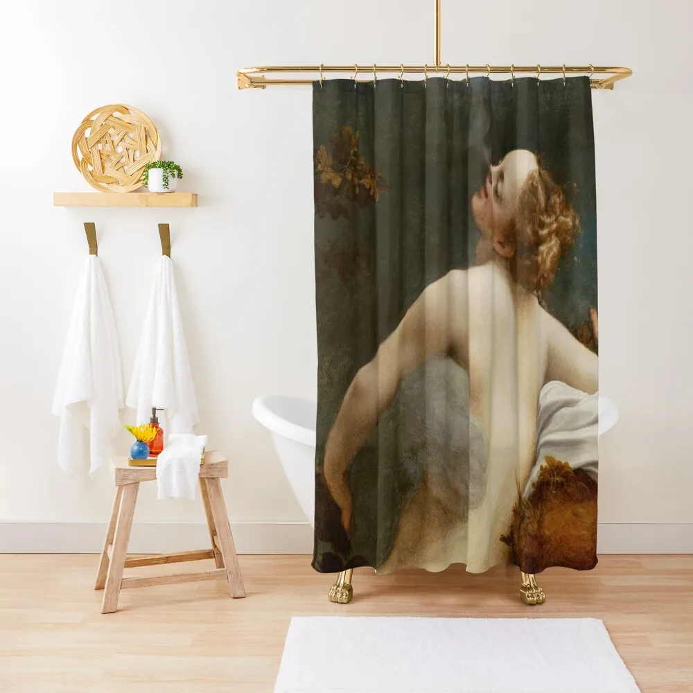 

Antonio Allegri Correggio Cloud Jupiter and Lo 1530 Mythology Original Famous Medieval Painting HD Shower Curtain