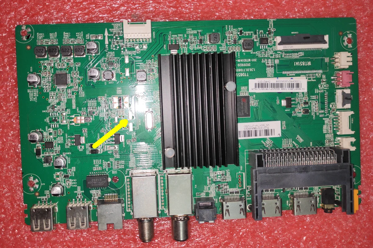 Imagem -03 - Rede Wifi tv Motherboard Bem Testado 201-mt851a1n24 Ttd851a1 V8-t851nf-lf3v983 Dhr21203