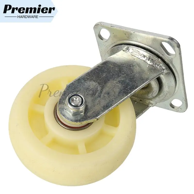 

5-Inch Industrial Equipment Universal Caster - Silent PU Wheel with Wear-Resistant Polyurethane Material