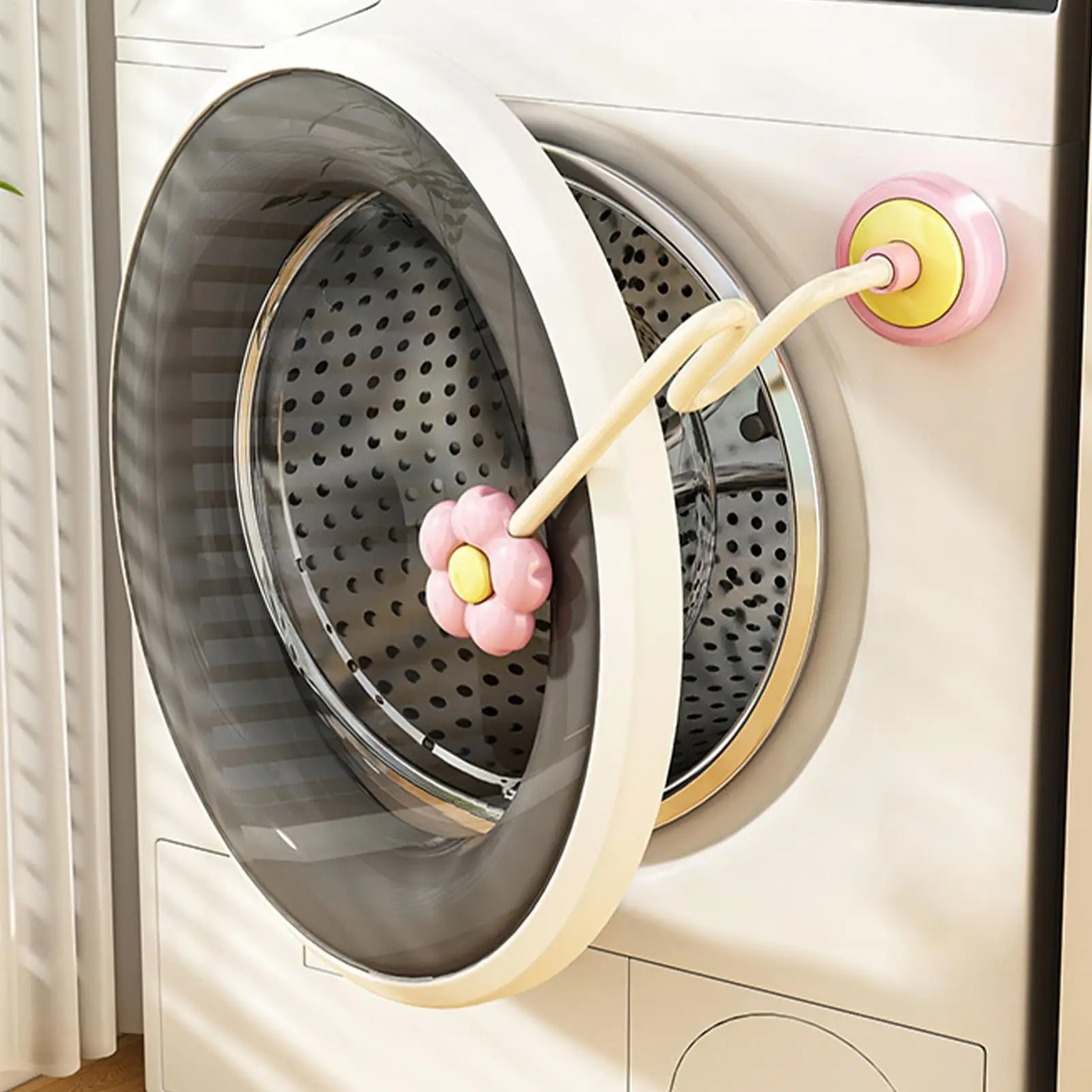 Washing Machine Door Prop Magnetic Boosts Air Circulation Front Load Washer Door Holder for Dorm Apartment Balcony Store Hotel