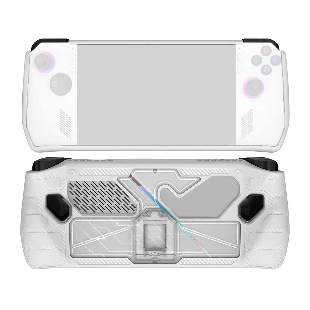 Capa Protetora ROG-Silicone para Consola de Jogos Asus, Concha Protetora Anti-Risco, Manga Shell, Acessórios com Suporte, Suave, Aliado