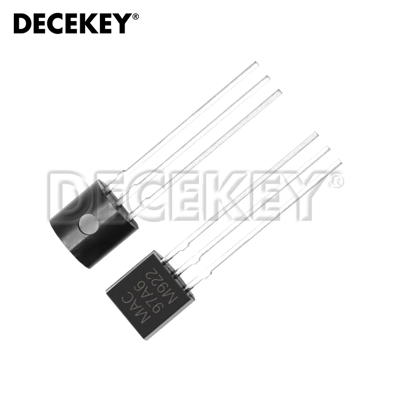 50pcs MAC97A8 MAC97A6 MCR100-8 MCR100-6 97A8 97A6 MCR100 TO92 Transistor TO-92