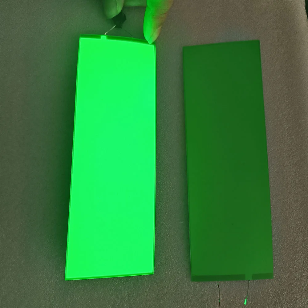 18cm x 5.8cm colore verde EL pannello foglio elettroluminescente LCD retroilluminazione macchina e attrezzature EL Foil Lighting Paper