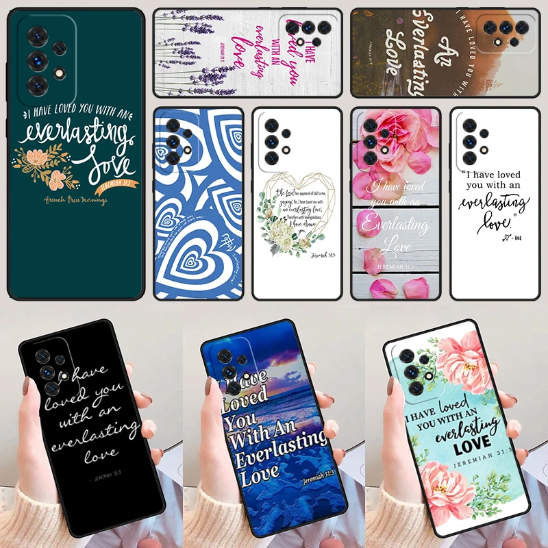 

Everlasting-Love For Samsung Galaxy A52 A72 A73 A20e A21S A50 A70 A11 A12 A42 A31 A40 A51 A71 A32 A80 A91 Phone Case