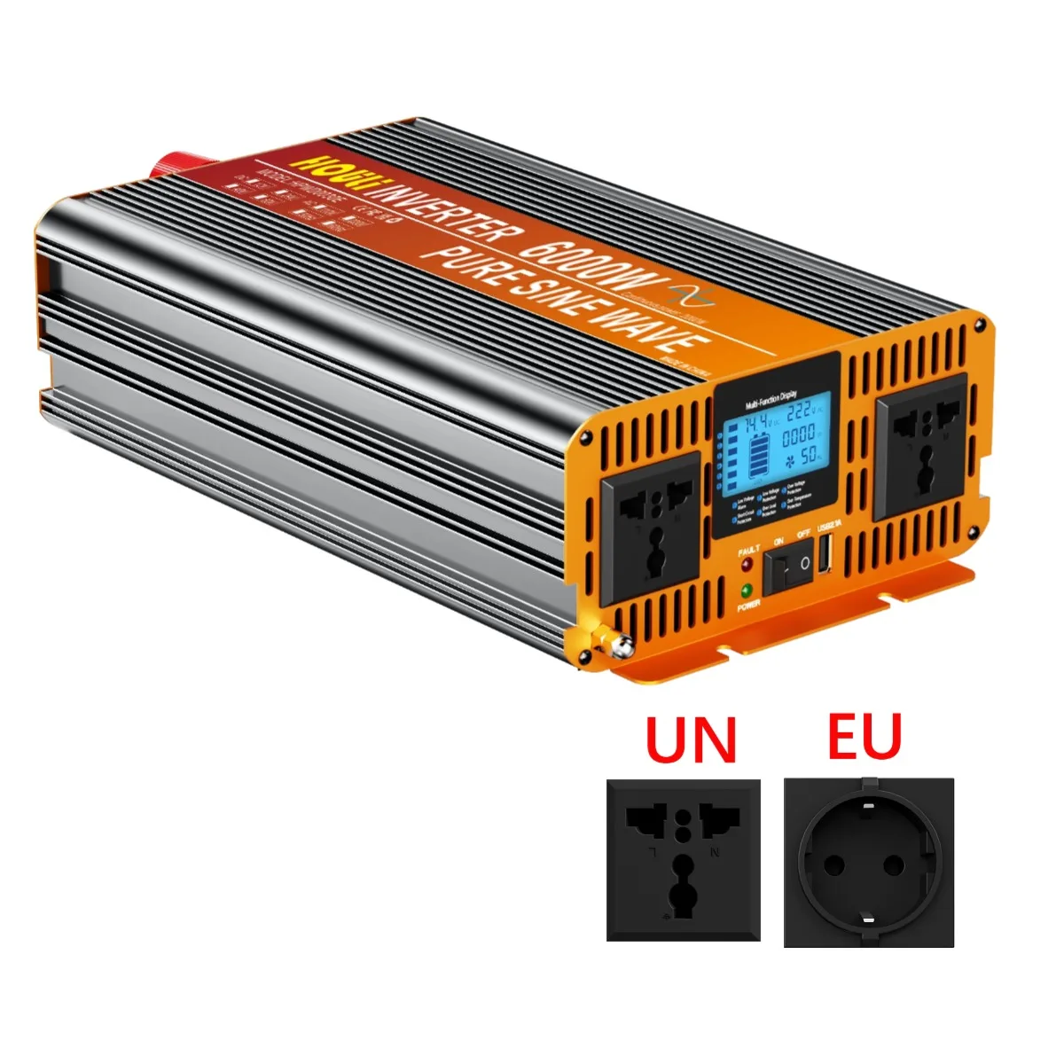 12v 220v Power Inverter Generator 6KW Solar Pure Sine Wave 5kw off Grid Inverter 24v 220v 6000w  Eu