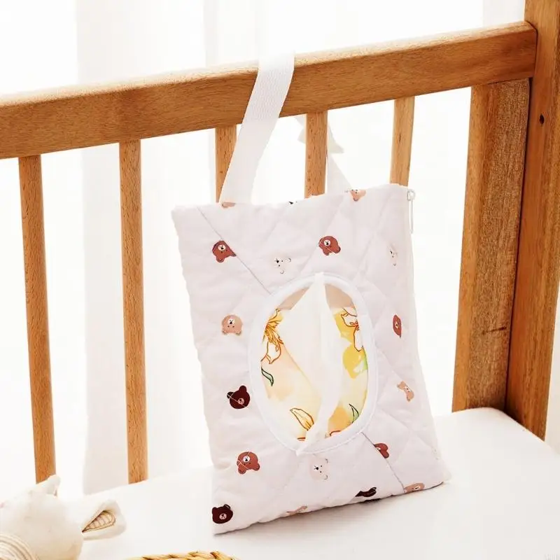 Baby Wet Wipe Dispenser Case for Parents, Quick Pull Carry Case with Loop for Walks and Family Travel Use A2UB