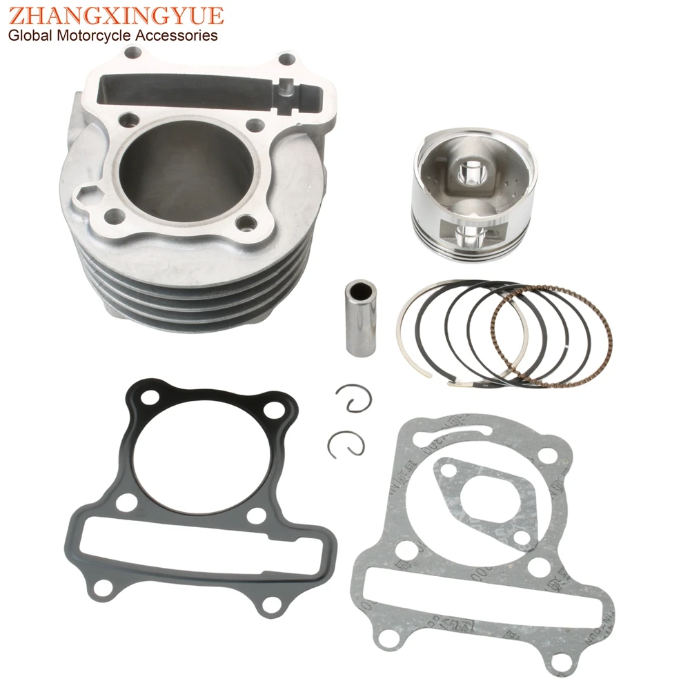 Scooter 52mm Big Bore Racing Cylinder Kit & Piston For Peugeot Kisbee 50 V-Clic 50cc 4T Engine Parts