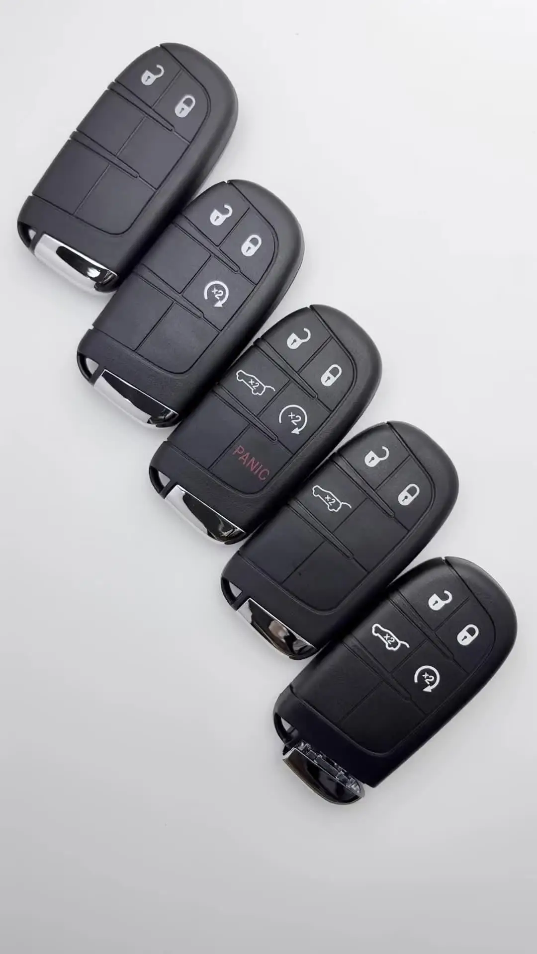 SIP22 Lama 2/3/4/5 Pulsante Chiave A Distanza Intelligente Borsette Fob Custodia Per Jeep Grand Cherokee Dodge Charger RAM 1500 Chrysler 300