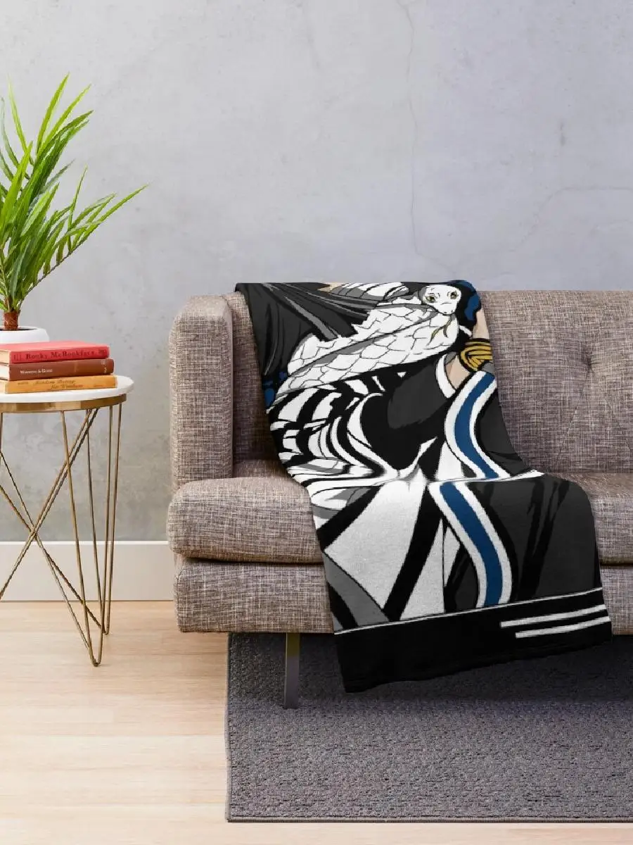 Obanai Iguro  Kimetsu no Yaiba Throw Blanket Perfect for Home Decor and Anime Fans