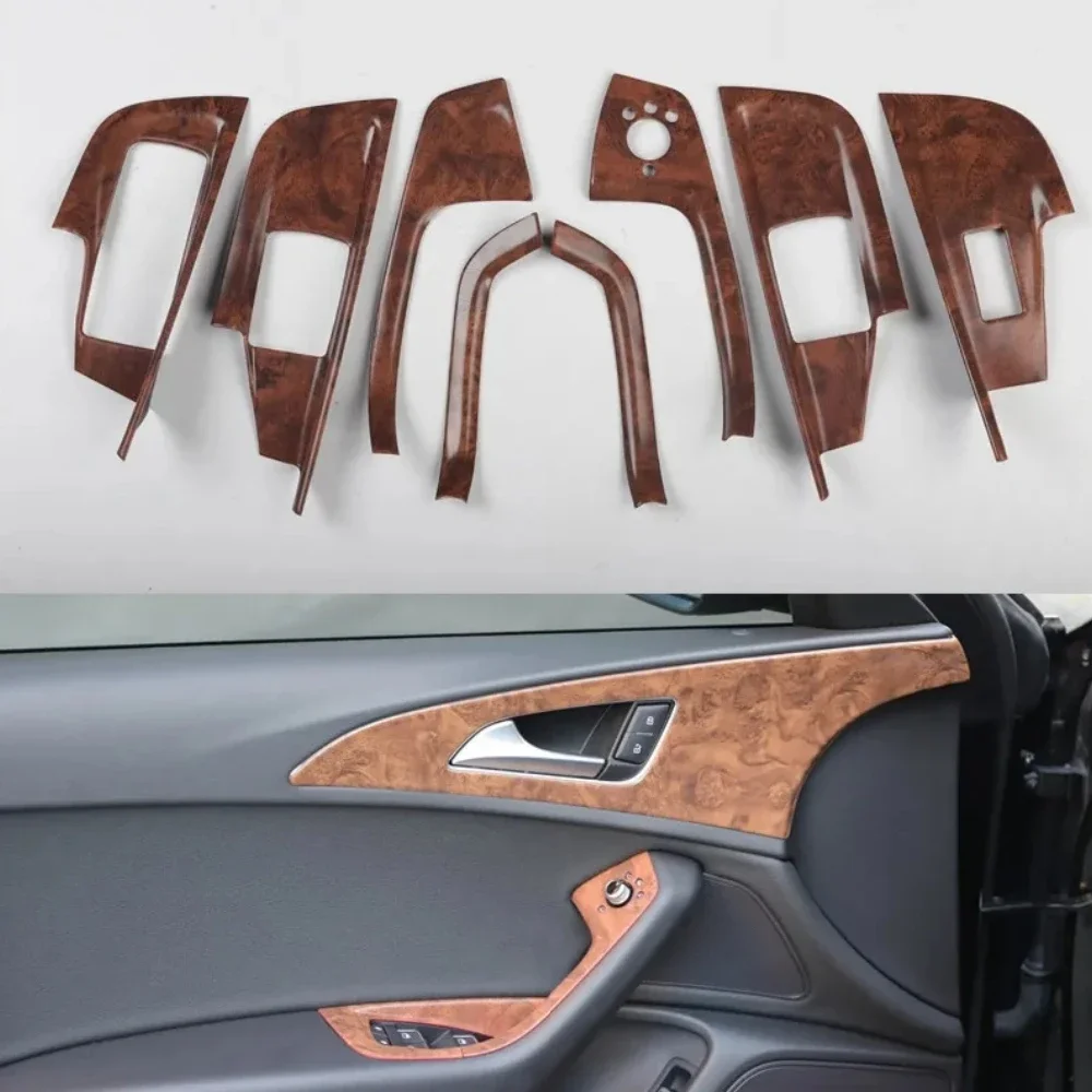 Car door handle decorative strip For Audi A6 C7 2012-2018