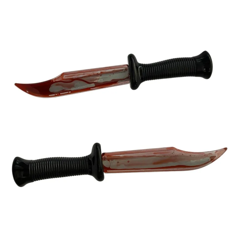 هالوين محاكاة نزيف سكين غيبوبة ماكياج الدعائم خدعة الموت نزيف سكين تدفق سكين الدم الدعائم #4