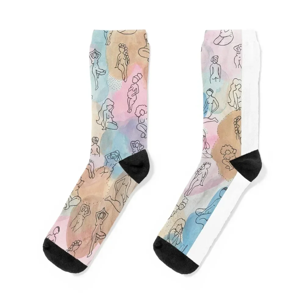 Body positive inclusive art Socks winter gifts designer tennis Heating sock Boy Child Socks Women's