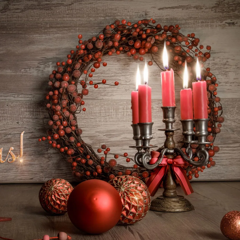 

Natural DIY Rattan Craft Wreath 2pcs Twig Vine Garland Grapevine Roll for Door Pendant Wicker Frame Home Garden Decoration