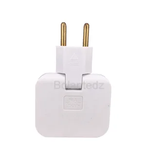 Multiprise Electric Output Extension, EU, Electric Range, Rotating 180 ° Strip, Adapter, 3 AC, 1 Converter, 3 TAKEN 10 Main Sales Adapter Taking - №6