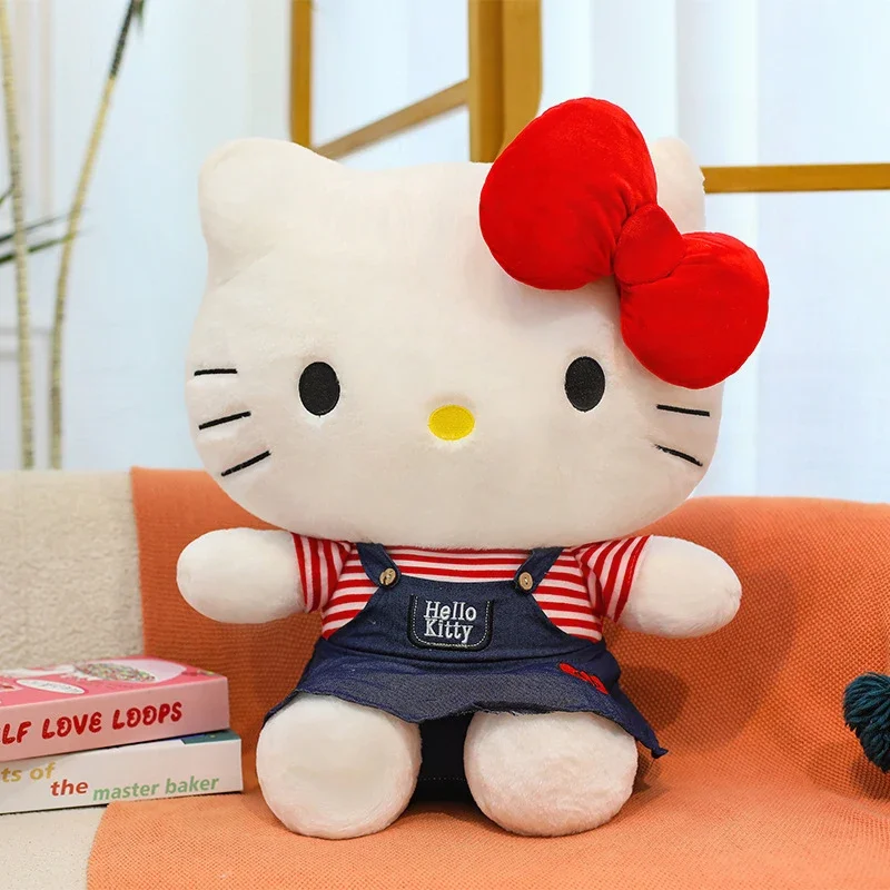 

Kawaii Hello Kitty Plush Toy Cowboy Series Filled Doll Cute Stuffed Animal For Kids Birthday Present Plushie Pillow Sleep Compan