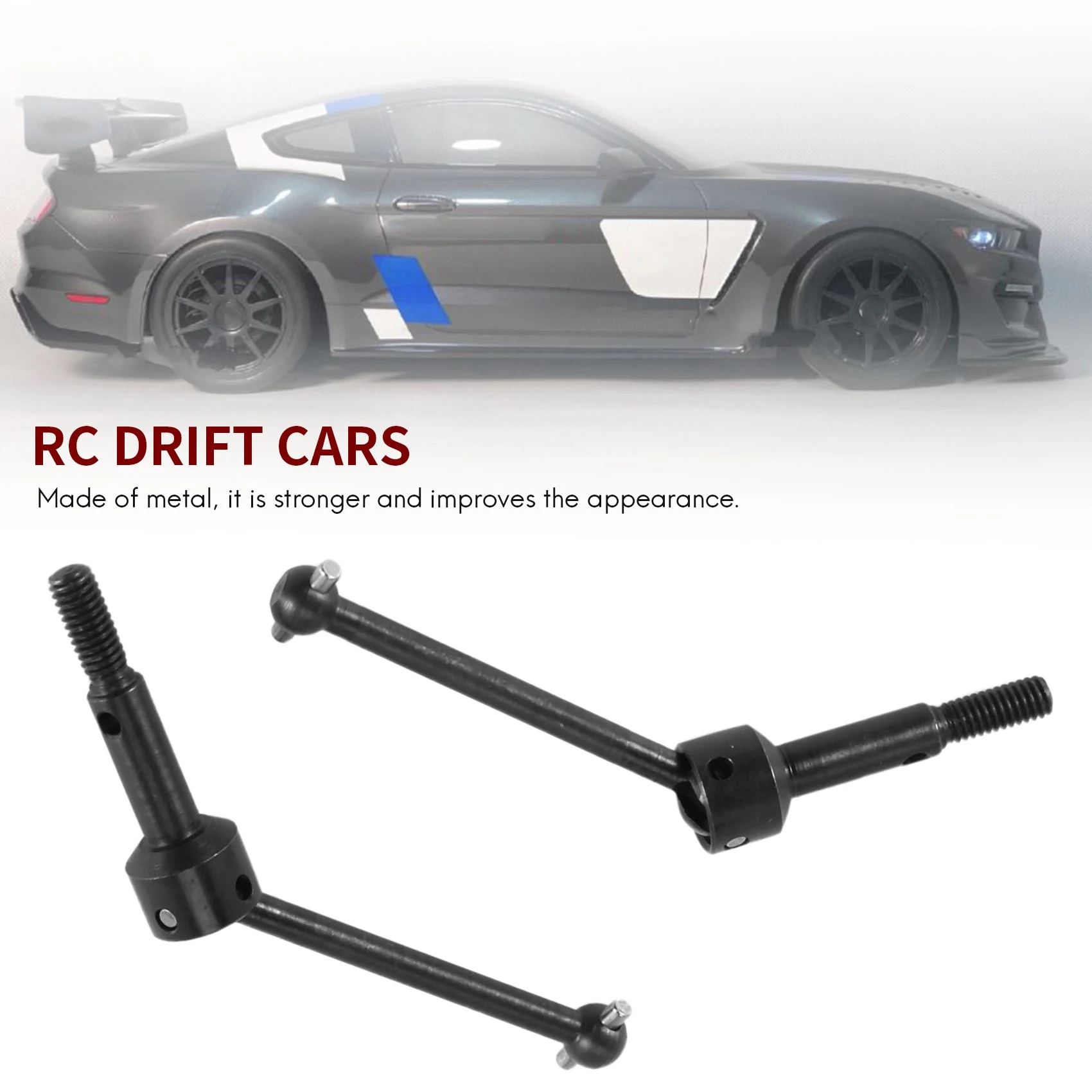 Métal universel arbre d'oscillation CVD 53792 pour 1/10 RC voiture Tamiya TT-01 TT01 TT-02 TT02 TA04 pièces de mise à niveau