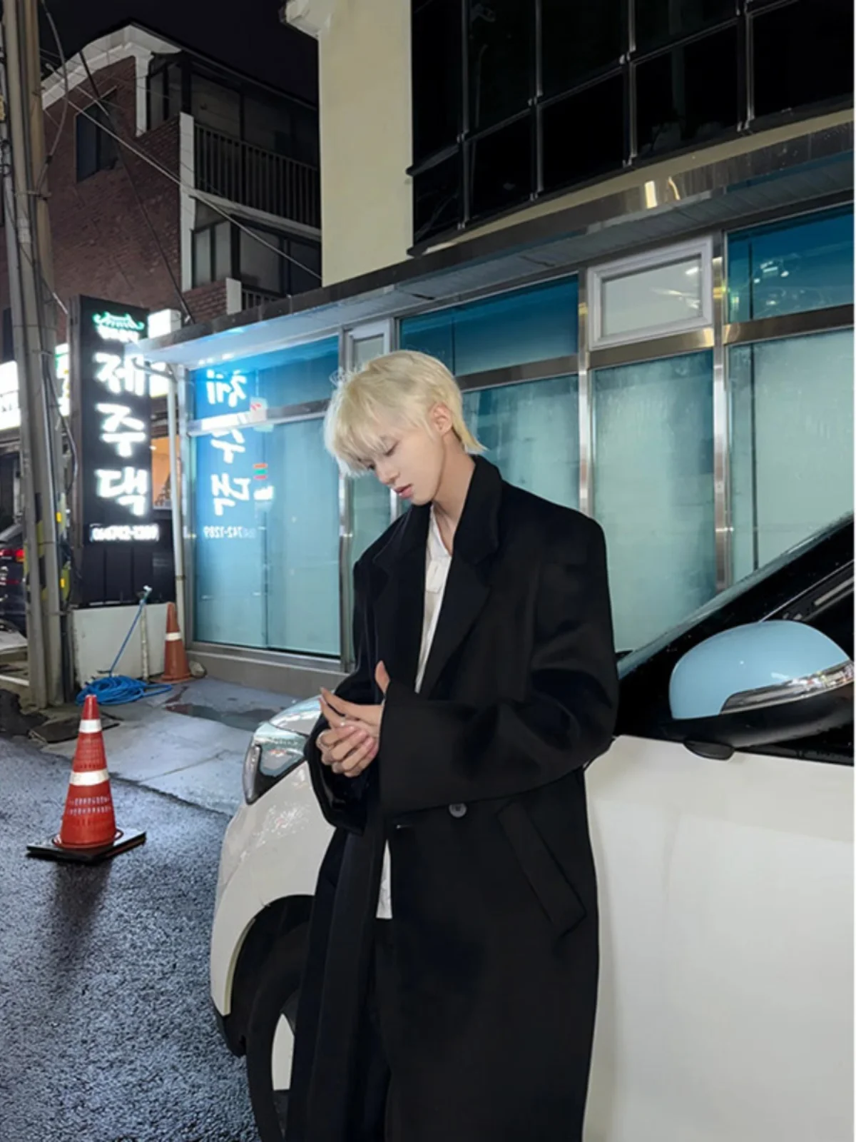 

Мужской свитер с подкладкой Heben Sle, пальто средней длины, модная Haome, осенне-зимняя шерстяная верхняя одежда, пальто