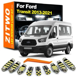 17Pcs LED Interior Dome Map Light Bulb Kit For Ford Transit Connect Custom Tourneo 2013 2014 2015 2016 2017 2018 2019 2020 2021