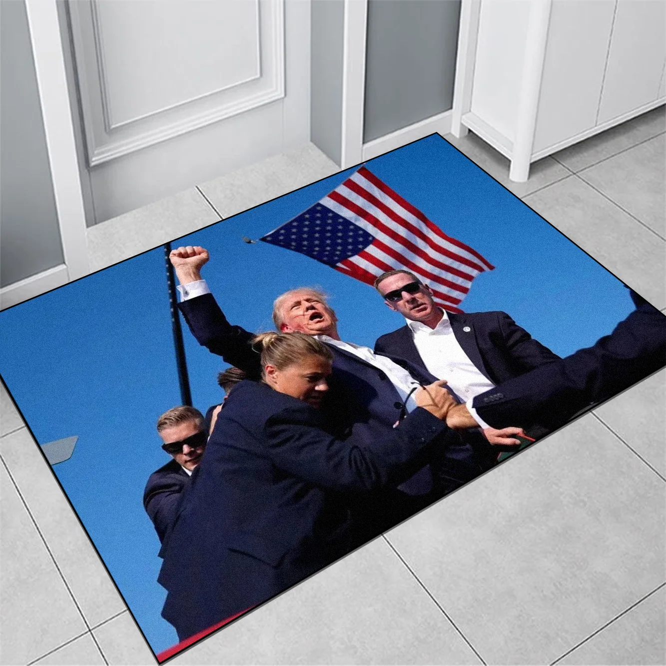 

America President Carpets for Living Room Decoration Bedroom Rug Large Area Non-slip Lounge Rug Hallway Kitchen Mat Washable