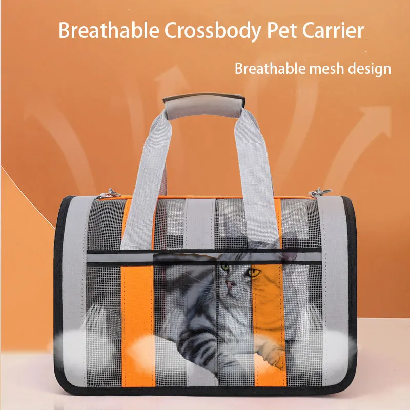 

New Edition Pet bag Cat Carrier Portable Sling & Tote with Breathable Foldable Design, Multi-Color Options for Cats/Dogs