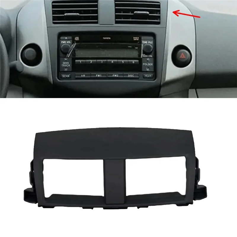 لتويوتا RAV4 2006-2012 اكسسوارات السيارات مكيف الهواء منفذ الإطار تنفيس غطاء لوحة تنفيس الهواء LHD