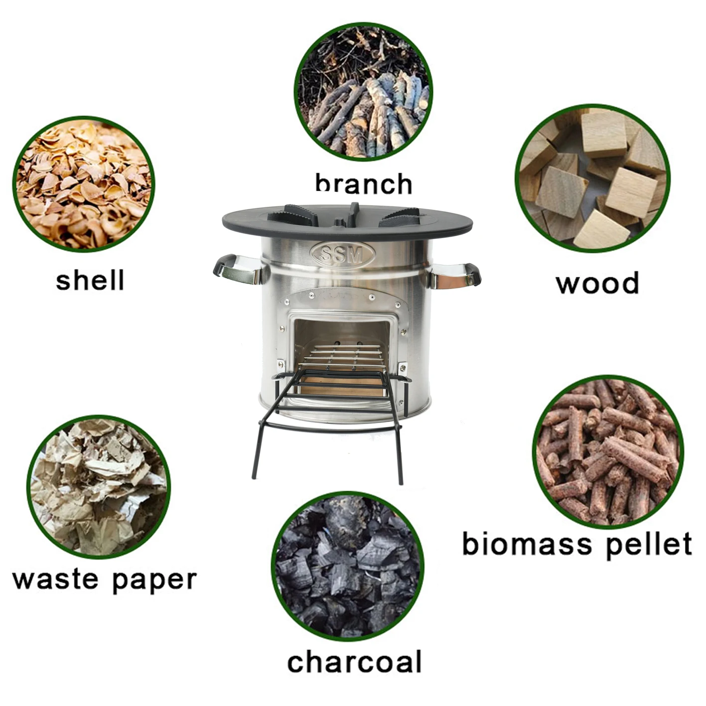 クリーンクックストーブ 薪ポータブル カーボンプロジェクト向けの改良型クックストーブ