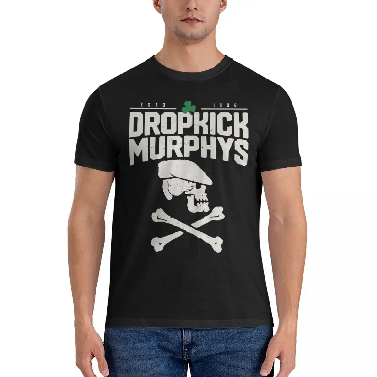 Band T-Shirt Men Dropkick Murphys Amazing 100% Cotton Tee Shirt Crew Neck Short Sleeve T Shirt Party Clothing