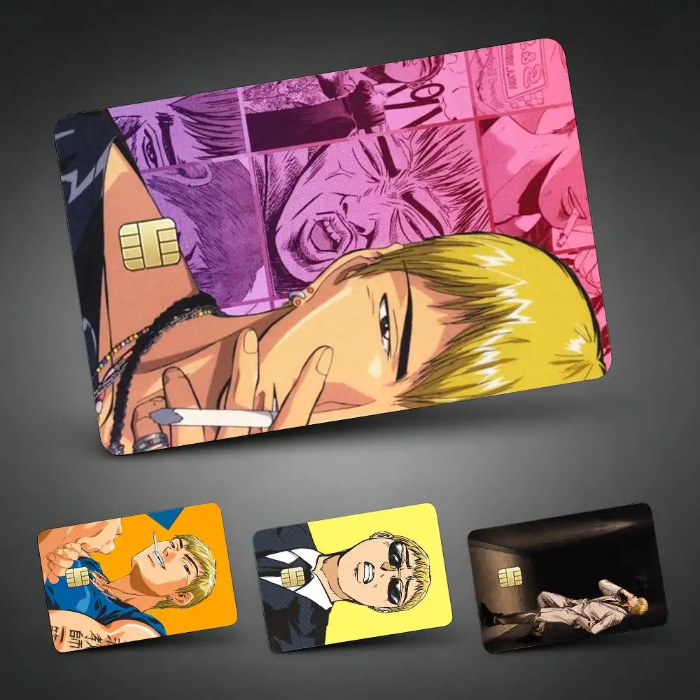 

Anime GTO-onizuka T-Teacher Decorative Waterproof Film Skin Cover Credit Card Stickers Debit Front Bank Bus Pass