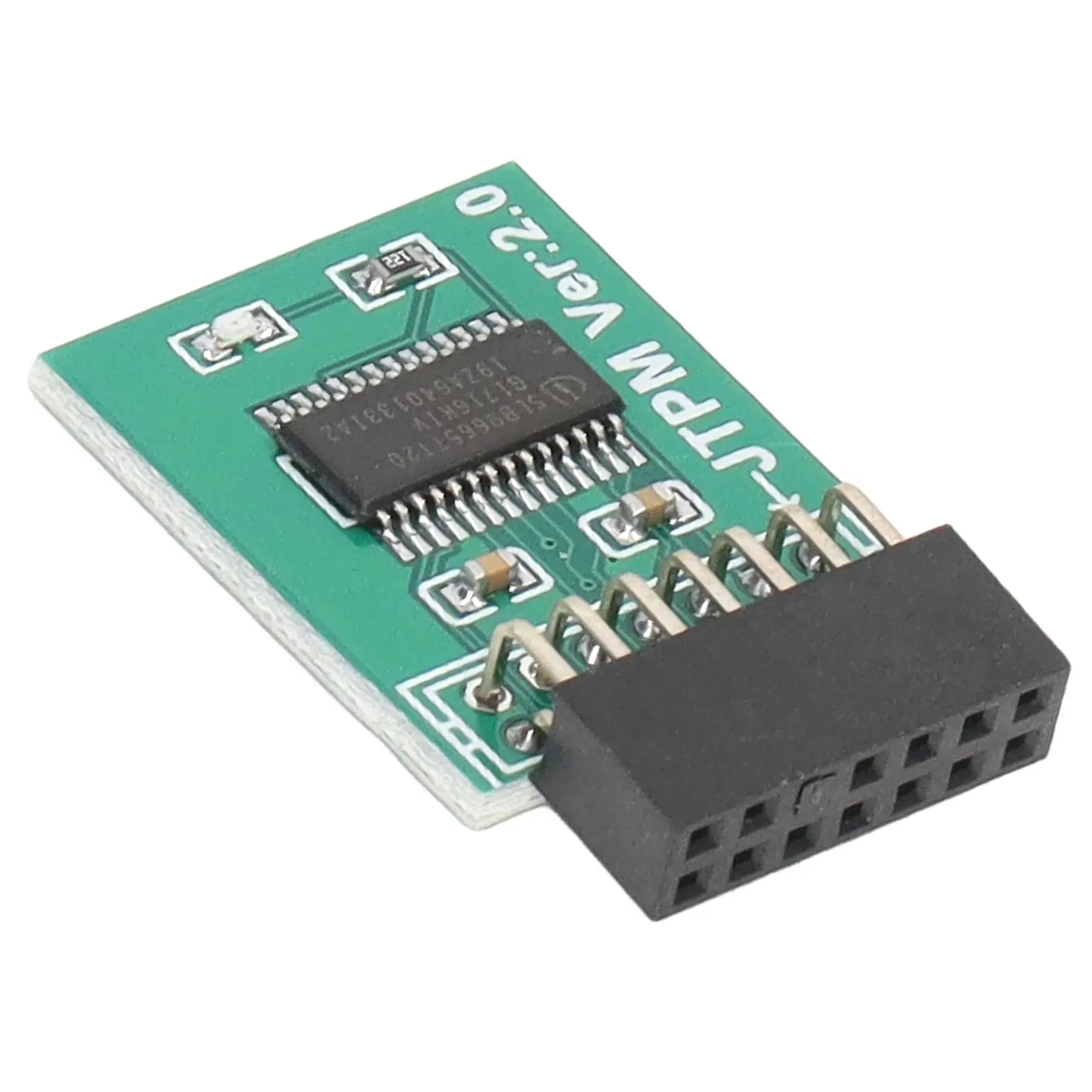  for msi TPM 2.0 Module with Strong Encryption - 14 Pin LPC Interface Board for Windows 11 - Green Color