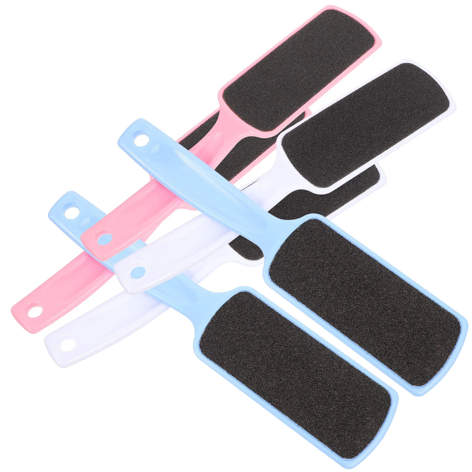 6 Pcs Dual-sided Foot File Grinder Scrubber Pedicure Tools for Feet Dead Skin Remover Handheld