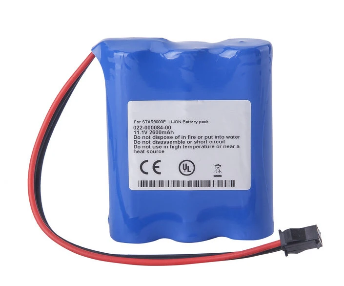 Lithium-ion 11.1 2600mAh Replacement STAR8000E Li-ion Vital Signs Monitor Medical Ba ttery for 022-000084-00 LIV111C2200S01B