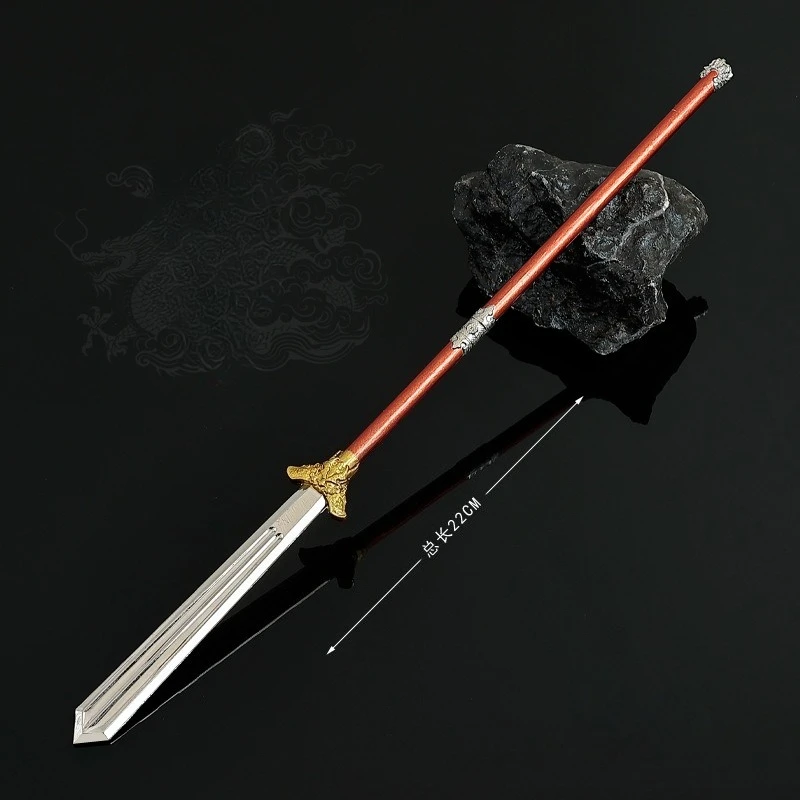 22 سنتيمتر/8.66in الباردة سلاح نموذج المعادن الحرف اليدوية زخرفة سكين كبير لعبة جمع شاشة لسطح المكتب السيف هدايا عيد ميلاد للبنين #6