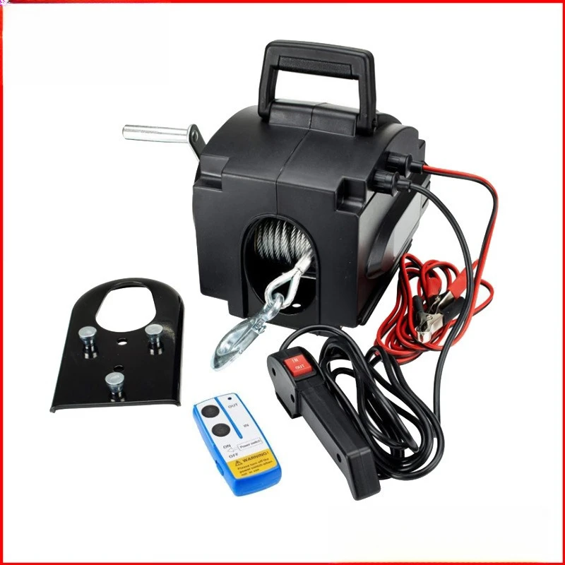 2000 pounds marine electric winch, portable ship cruise ship special electric traction winch, can be equipped with wireless