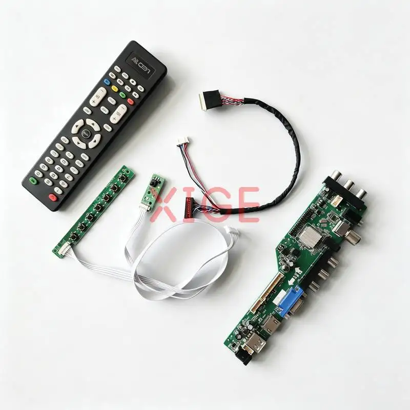 

For HB156WX1 NT156WHM HT156WXB M156NWR2 Controller Board DIY Kit Laptop Panel LVDS-40 Pin DVB/USB/AV/VGA/HDMI 1366*768 1366x768