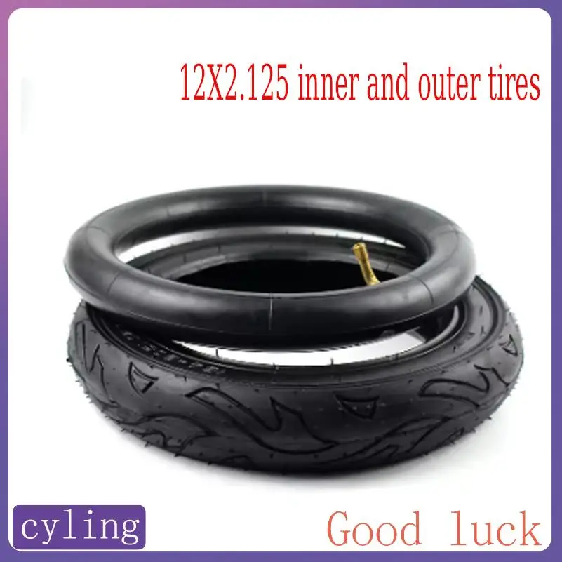 

Bicycle tire 12x2.125 inner and outer tires for electric bicycle tire replacement
