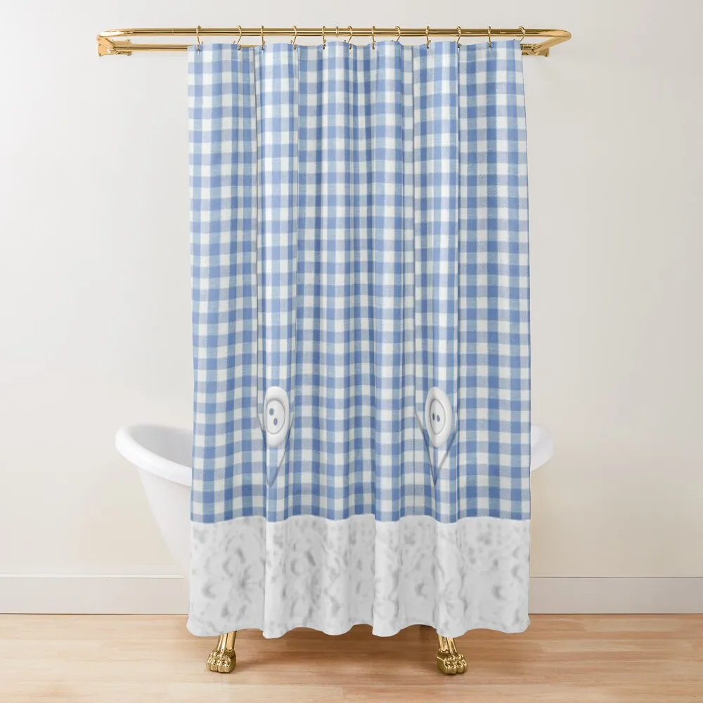 

Dorothy Wizard of Oz Dress Inspired Pattern Design Shower Curtain Cute Shower Anime Shower Luxury Bathroom Curtain