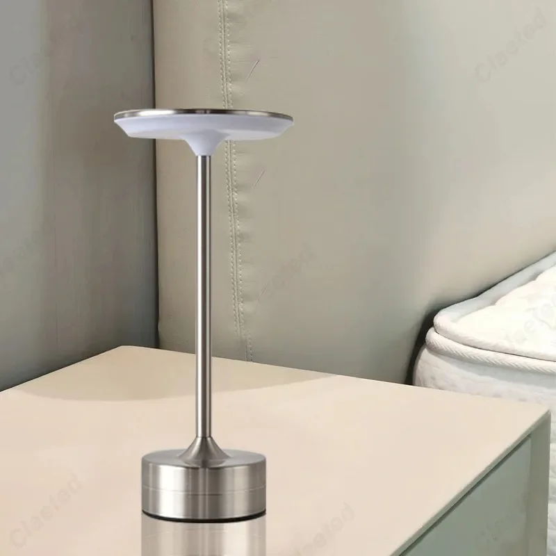 Kreative LED UFO Touch Dimmen Tisch lampe Camping Wohnzimmer Esszimmer Schlafzimmer Nacht USB Aufladen Umgebungs leuchte