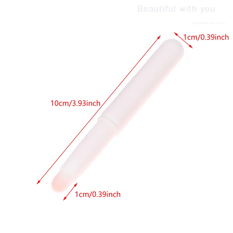 Professional Mini Lip Brush With Lid Portable Round Head Dizzy Dye Lipstick Smudge Lip Concealer Brush Detail Makeup Brush