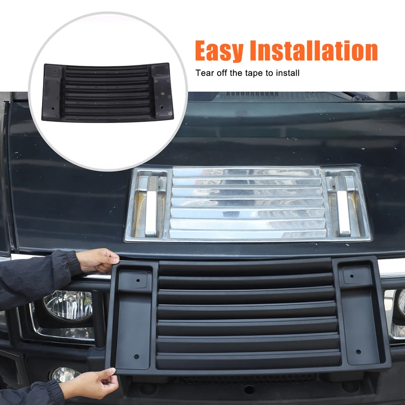 

For Hummer H2 2003-2009 ABS Car Hood Deck Vent Panel Handle Covers Trim Car Accessories Car Modification