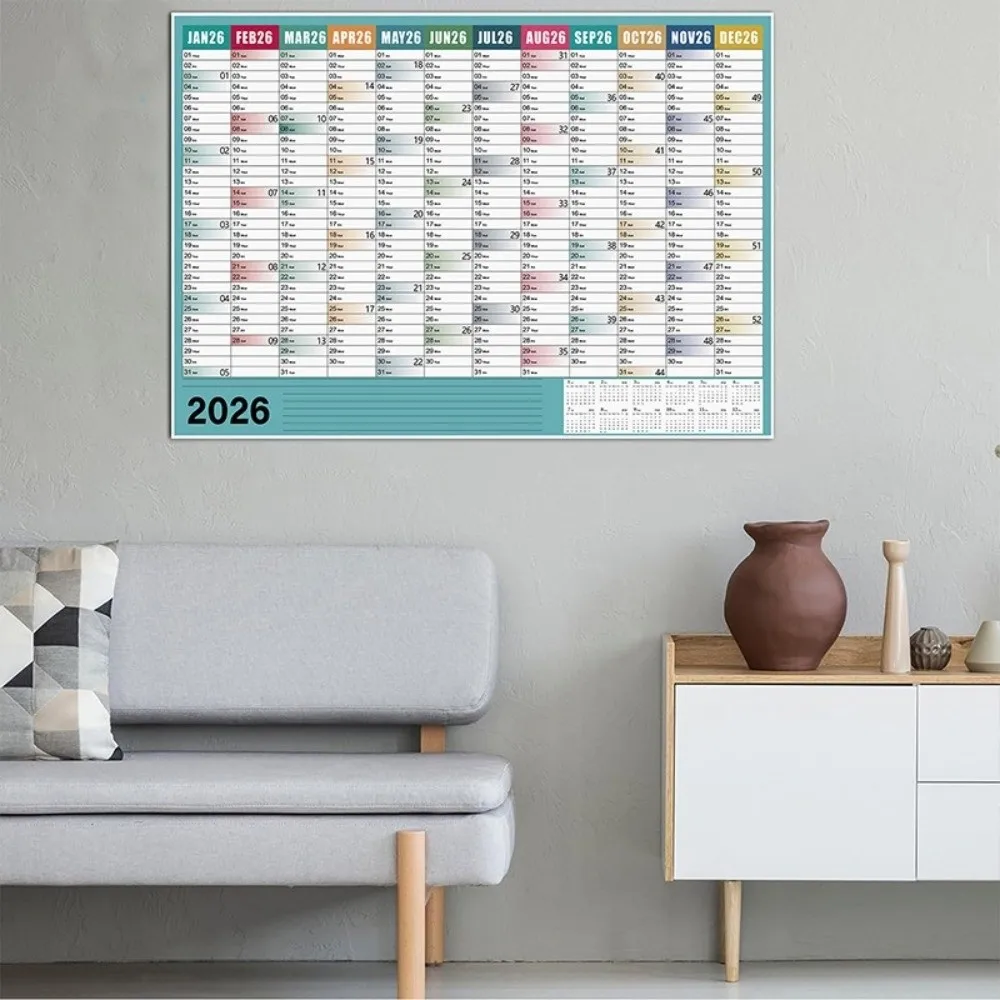 2026 Wall Hanging Calendar Annual Planner To Do List Schedule Calendar Planner Sheet Memo Pad Agenda Organizer