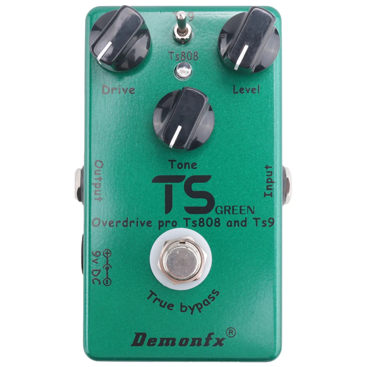 Demonfx Tube Screamer Guitar Effect Pedal 2 in 1 Overdrive Guitar Pedal True Bypass Guitar Accessories