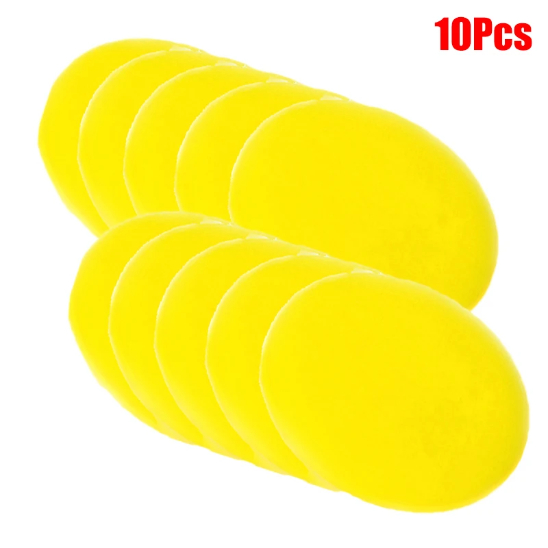 10/1Pcs High Quality Polishing Pad Car Waxing Sponge Car Care Tools Accessories polishing car Buffing Foam Applicator Sponge