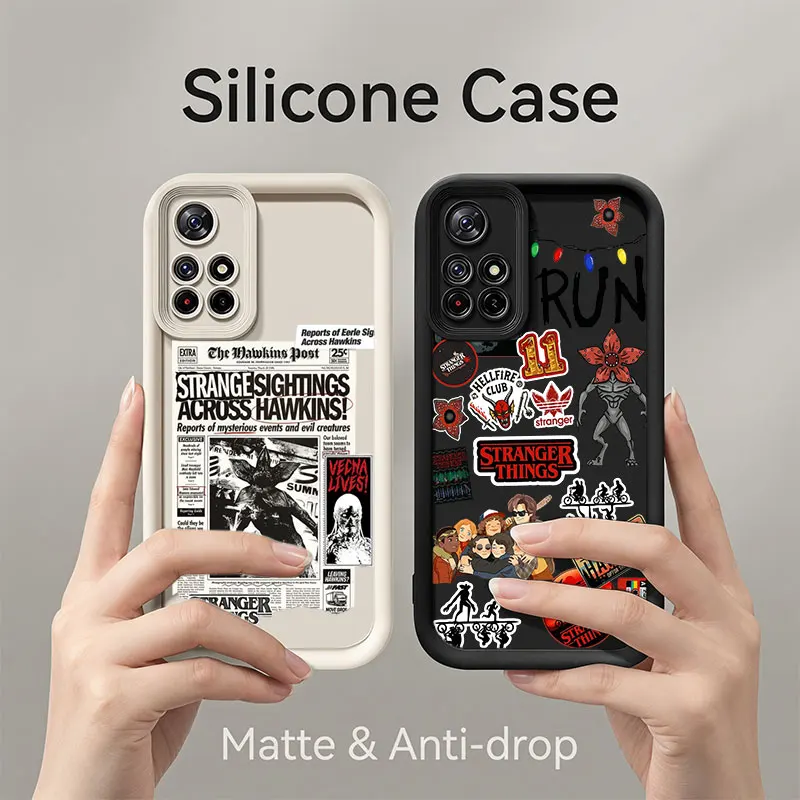 S-Stranger things Shockproof Phone Case For Xiaomi Redmi Note 8 9S 10S 11 Pro Plus 12S 13 Pro+ 14S 15 Pro Plus Cover view 5