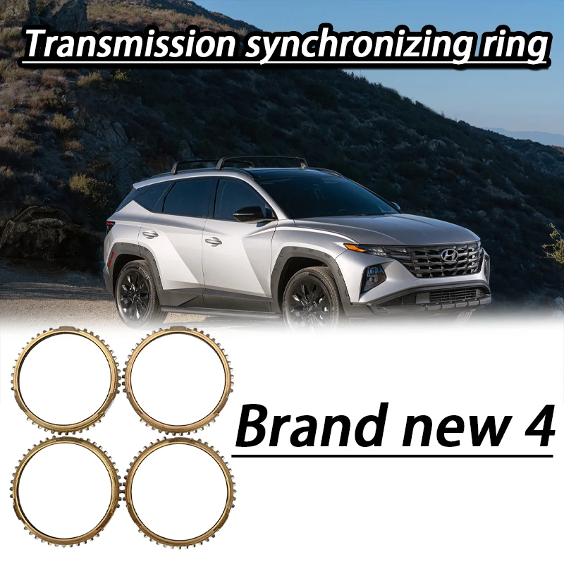 

4PCS Gearbox Synchro Rings For Hyundai Tucson IX35 Transmission Synchronizing Ring Replacement Part 4339432410 4339432410FFF